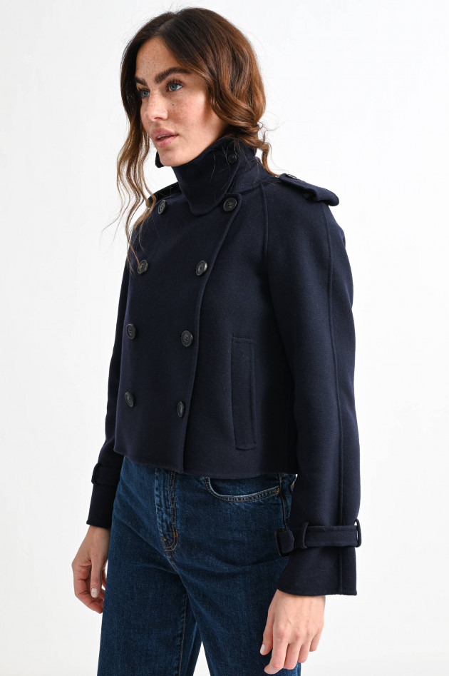 Max Mara Weekend Kurze Wolljacke NAIADI in Midnight