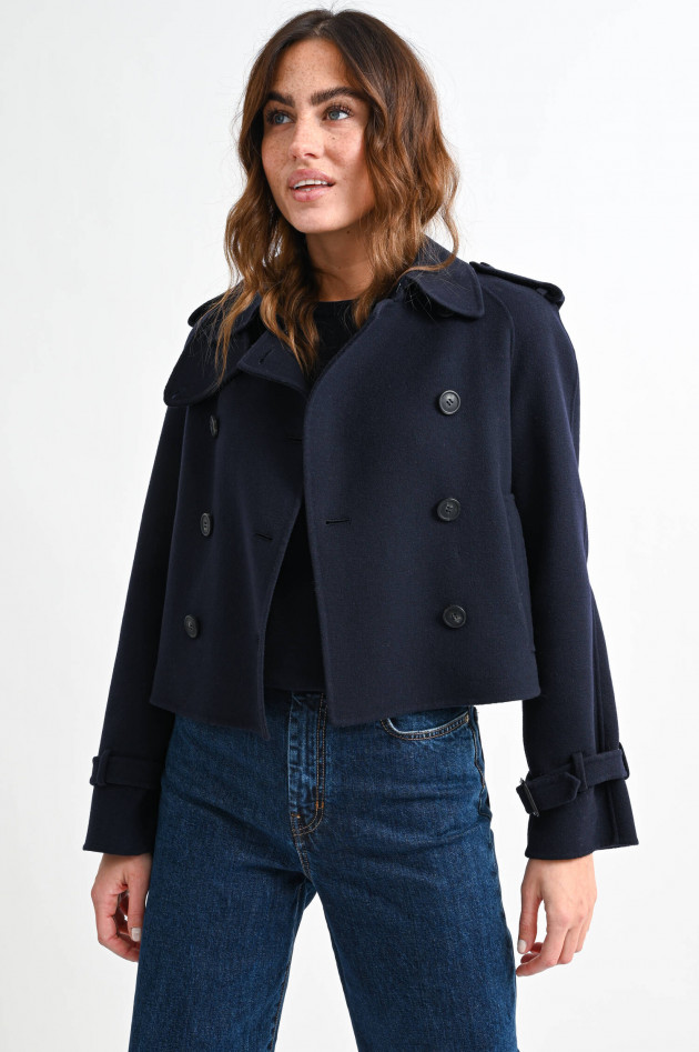 Max Mara Weekend Kurze Wolljacke NAIADI in Midnight