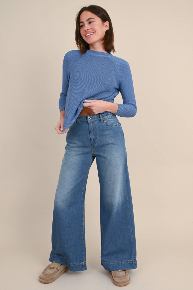 Max Mara Weekend Ausgestelle Jeans VEGA in Mittelblau