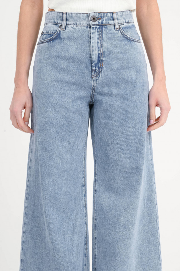 Max Mara Weekend Jeans VEGA mit weitem Bein in Hellblau