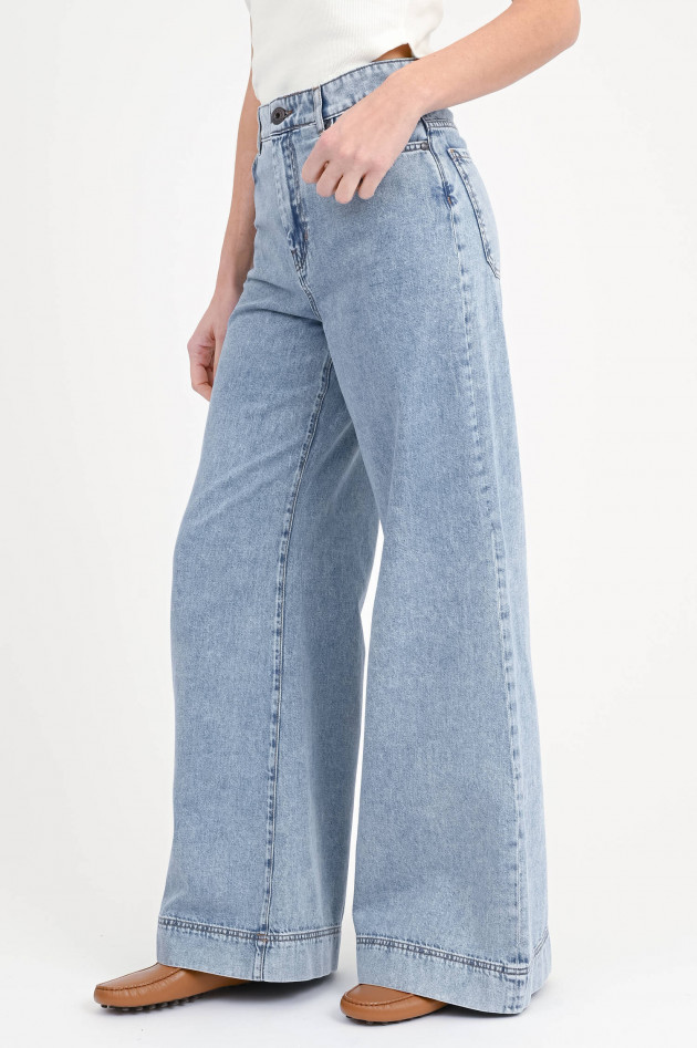 Max Mara Weekend Jeans VEGA mit weitem Bein in Hellblau