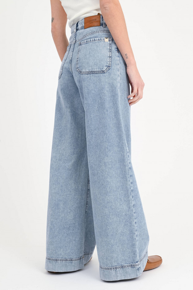 Max Mara Weekend Jeans VEGA mit weitem Bein in Hellblau