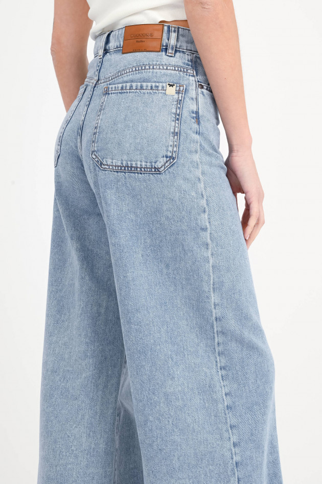 Max Mara Weekend Jeans VEGA mit weitem Bein in Hellblau