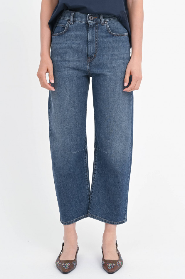 Max Mara Weekend Barrel Jeans CAPRILE in Medium Blue