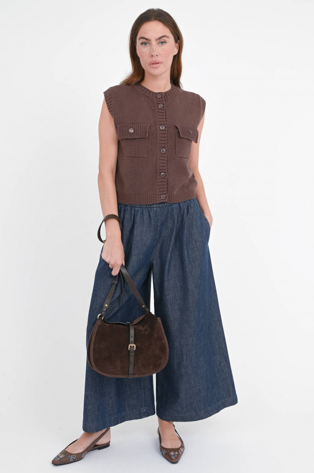 Max Mara Weekend Denim-Culotte LUBIANA in Dark Blue