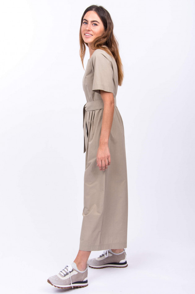 Max Mara Weekend Jumpsuit HUMOUR mit Gürtel in Sand