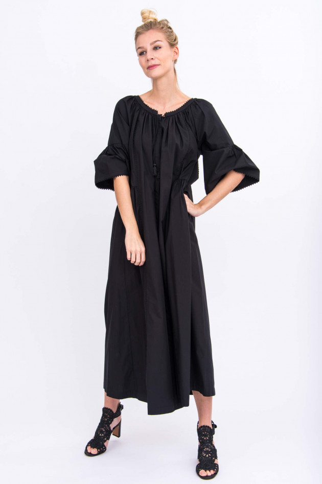 Max Mara Weekend Maxi-Kleid OMBRATO in Schwarz