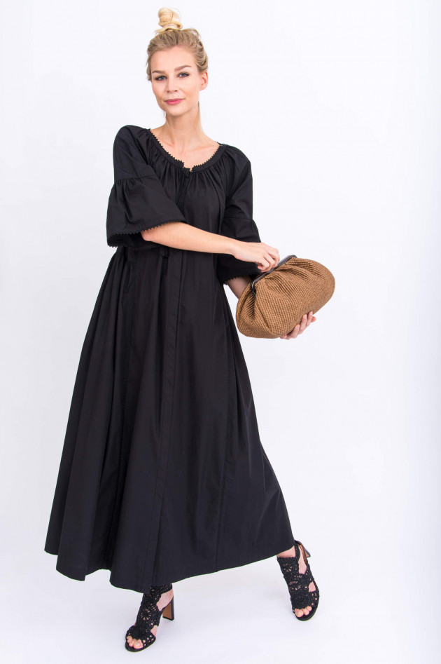 Max Mara Weekend Maxi-Kleid OMBRATO in Schwarz