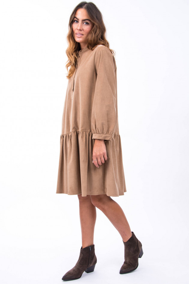 Max Mara Weekend Feincord-Kleid DUDY in Camel