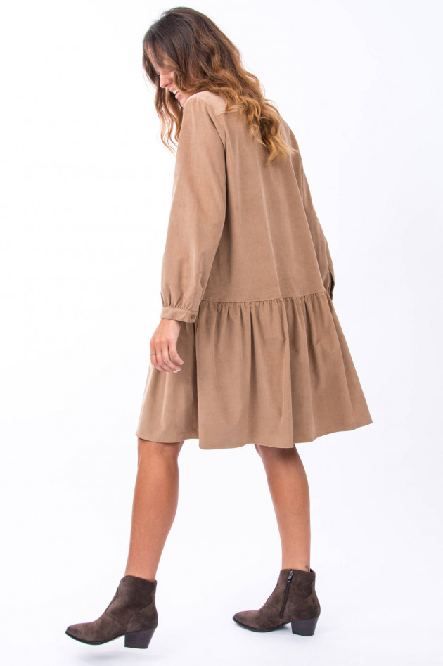 Max Mara Weekend Feincord-Kleid DUDY in Camel