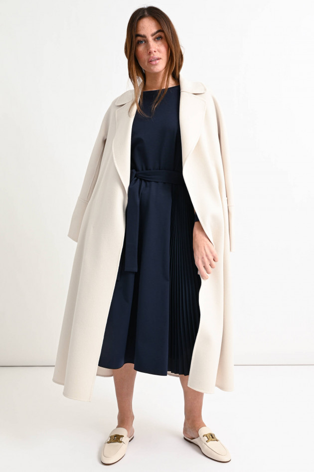 Max Mara Weekend Jerseykleid CIPRO mit Plissee-Einsatz in Midnight