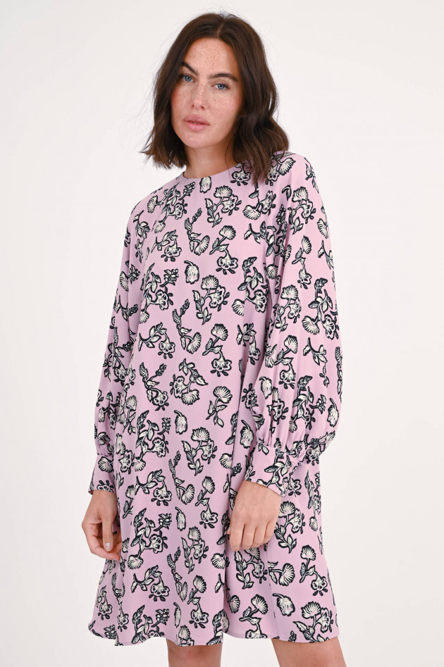 Max Mara Weekend Kleid LOLA mit Blumenprint in Mauve/Multicolor