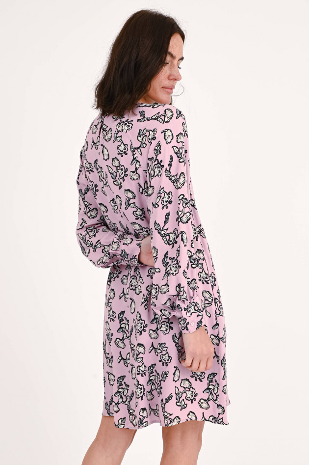 Max Mara Weekend Kleid LOLA mit Blumenprint in Mauve/Multicolor