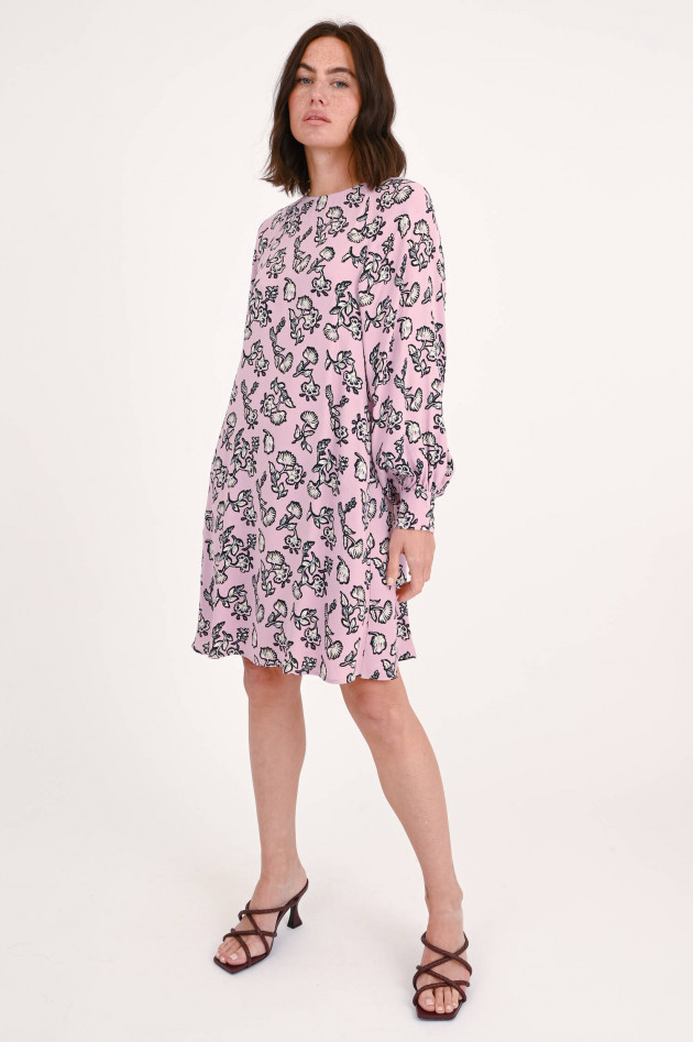 Max Mara Weekend Kleid LOLA mit Blumenprint in Mauve/Multicolor