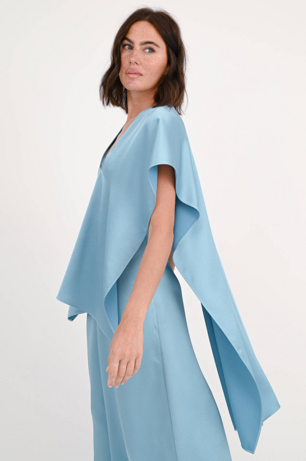 Max Mara Weekend Midi-Kleid GAMBERO mit Stoula in Türkisblau