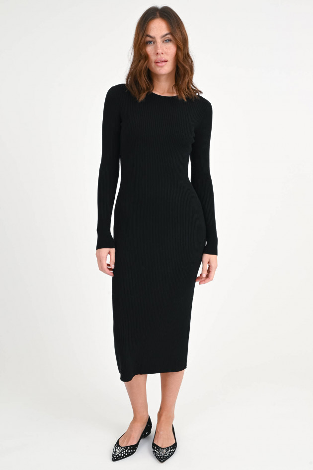Max Mara Weekend Midi-Strickkleid in Schwarz