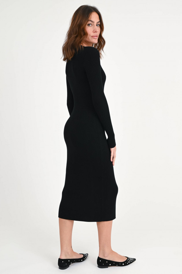 Max Mara Weekend Midi-Strickkleid in Schwarz