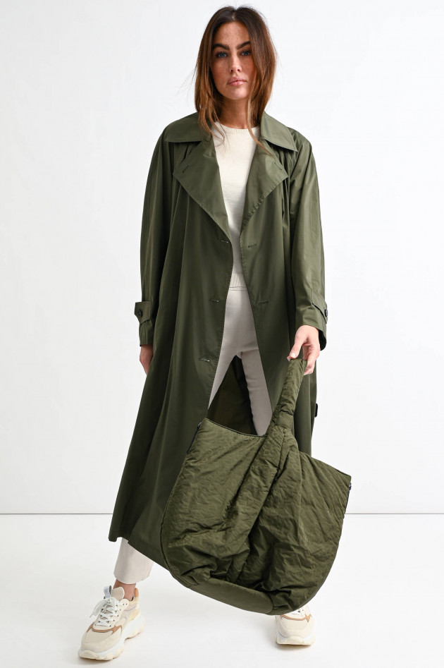 Max Mara Weekend Maxi-Trenchcoat STEGOLA in Khaki