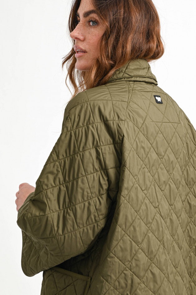 Max Mara Weekend Rautenstepp-Jacke SOCRATE in Oliv