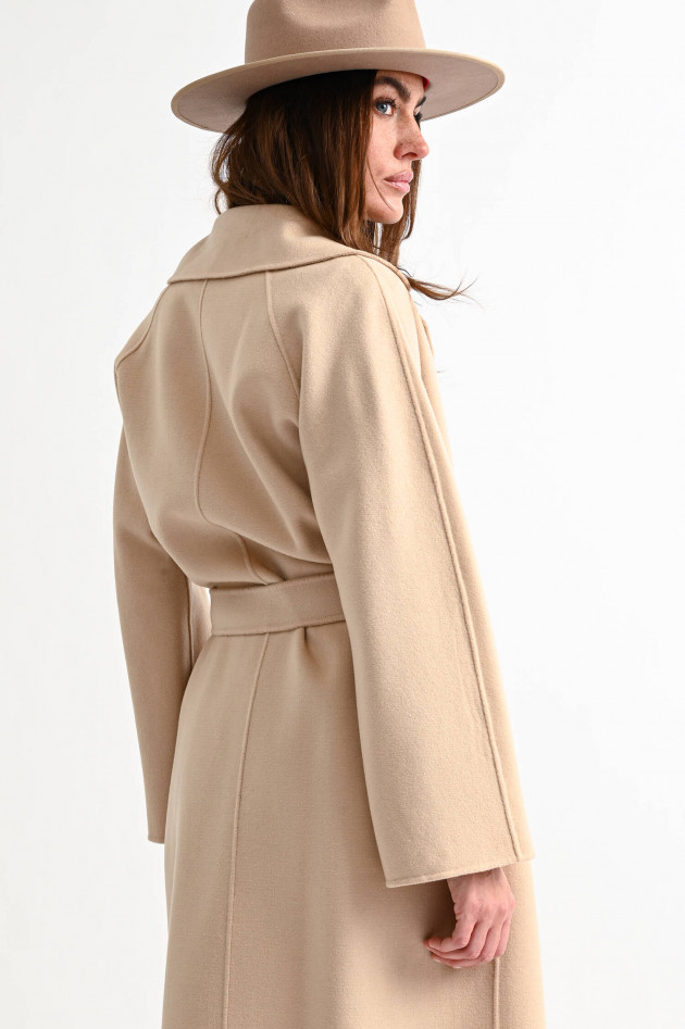 Max Mara Weekend Midi-Wollmantel SELZ in Beige