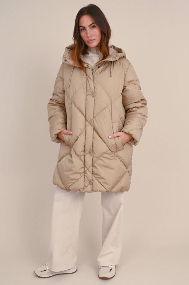 Max Mara Weekend Gesteppte Daunenjacke CALERNO in Beige