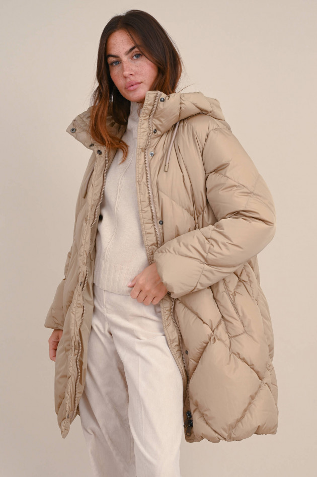 Max Mara Weekend Gesteppte Daunenjacke CALERNO in Beige