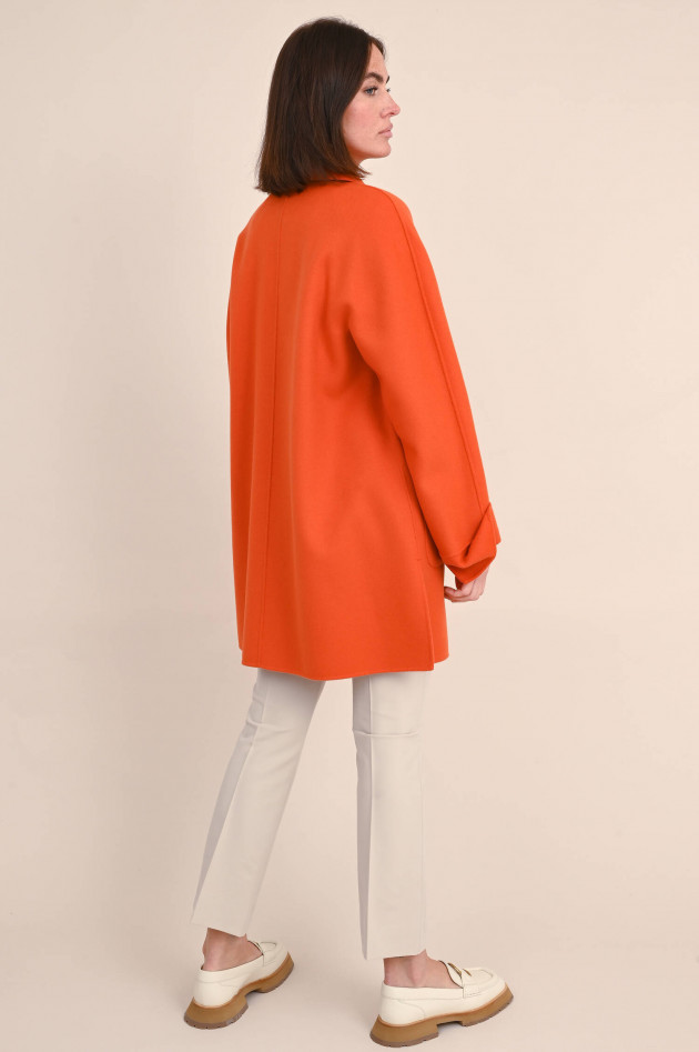 Max Mara Weekend Mantel GIANNI aus Schurwolle in Burned Orange