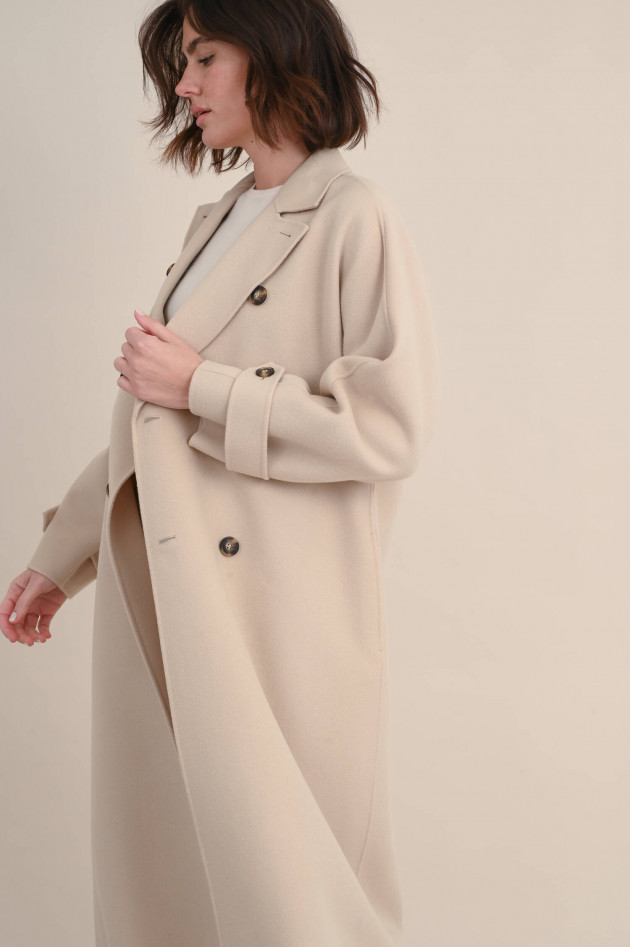 Max Mara Weekend Trenchcoat AFFETTO aus Wolle in Sand