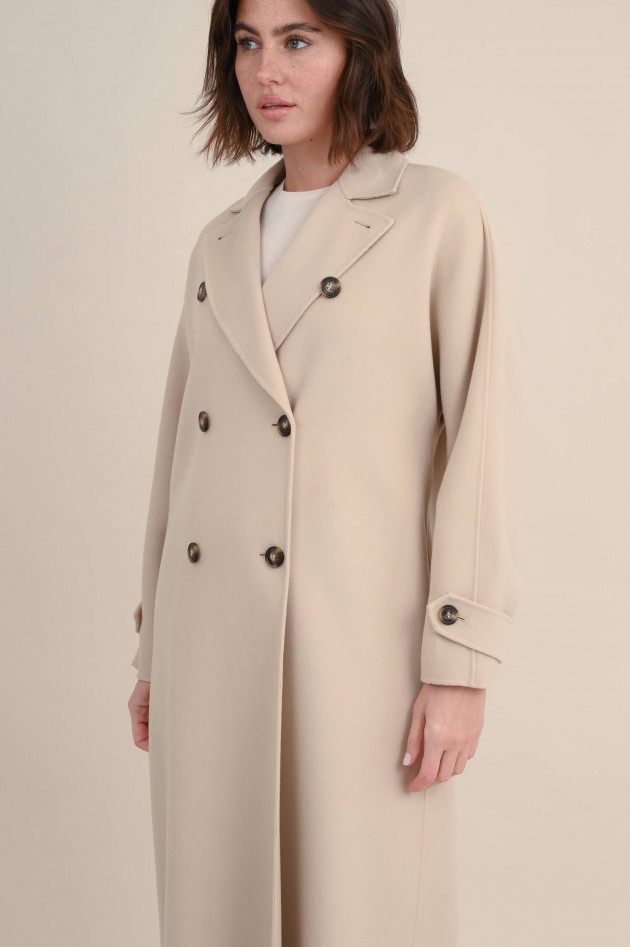 Max Mara Weekend Trenchcoat AFFETTO aus Wolle in Sand