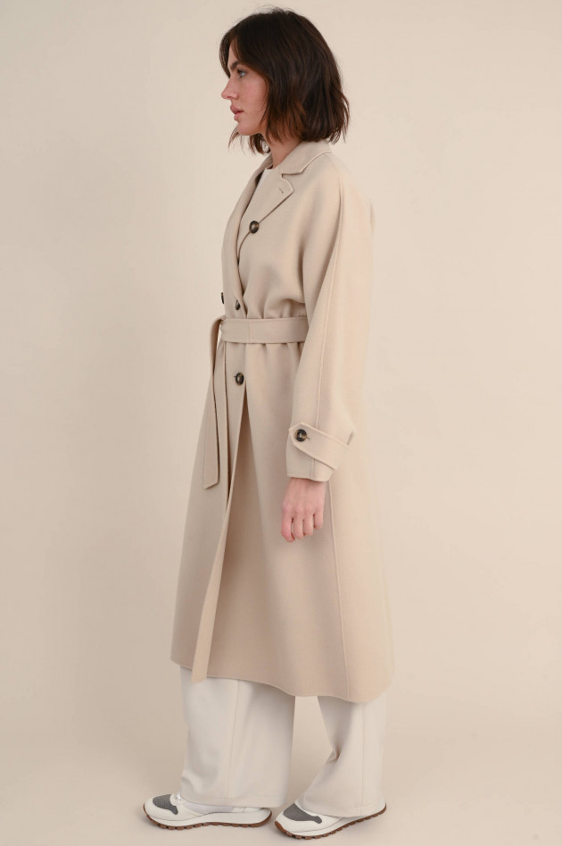 Max Mara Weekend Trenchcoat AFFETTO aus Wolle in Sand