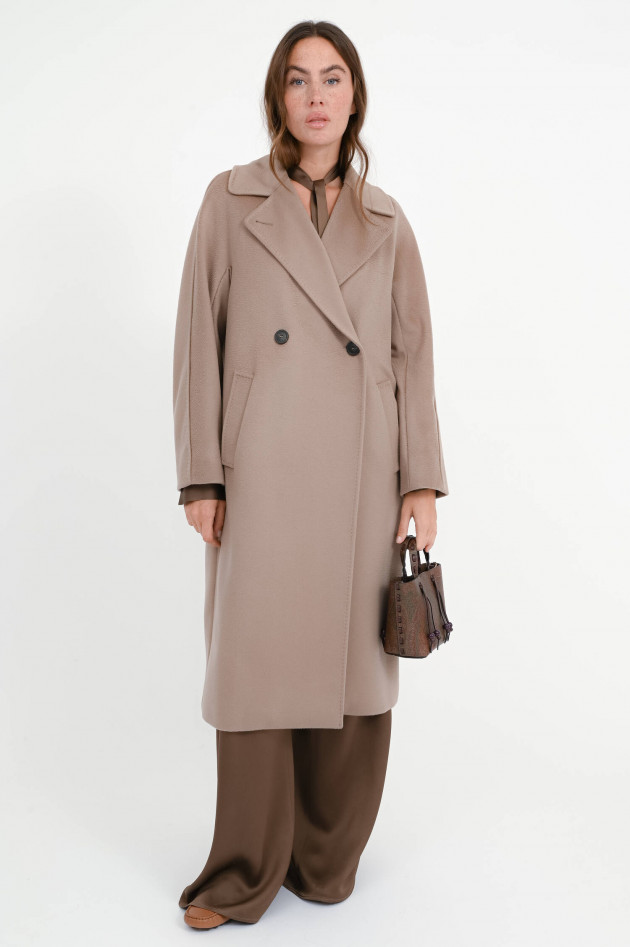 Max Mara Weekend Wollmantel RESINA in Marron Glace