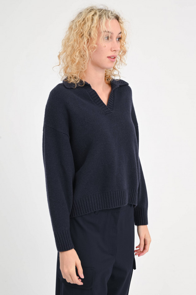 Max Mara Weekend Polo AGRE mit Polokragen in Navy