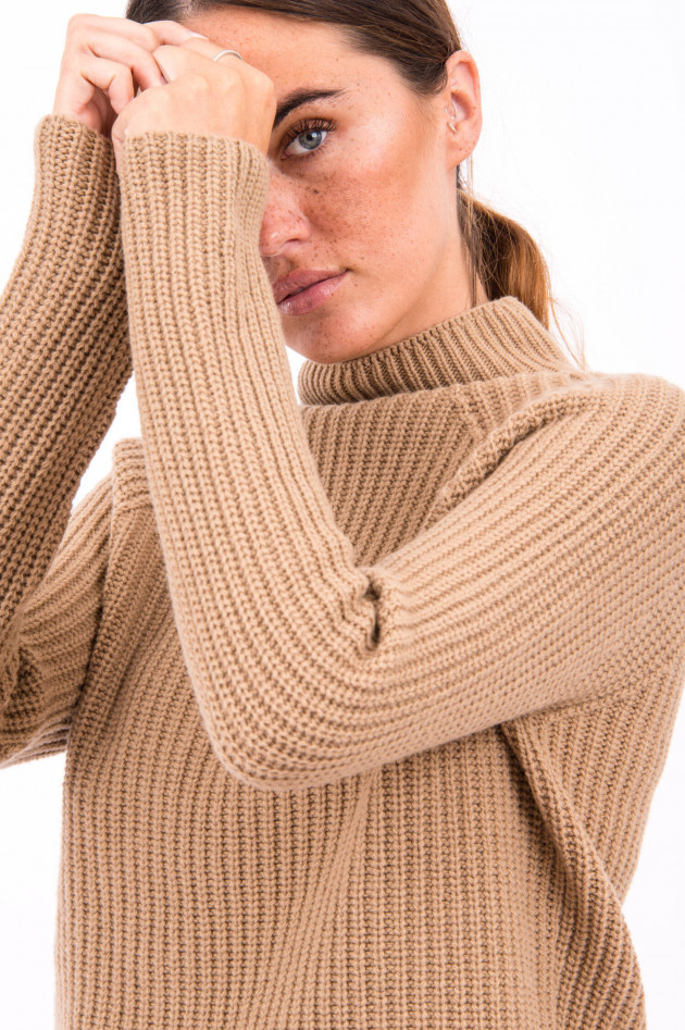 Max Mara Weekend Rippstrickpullover UTA in Camel