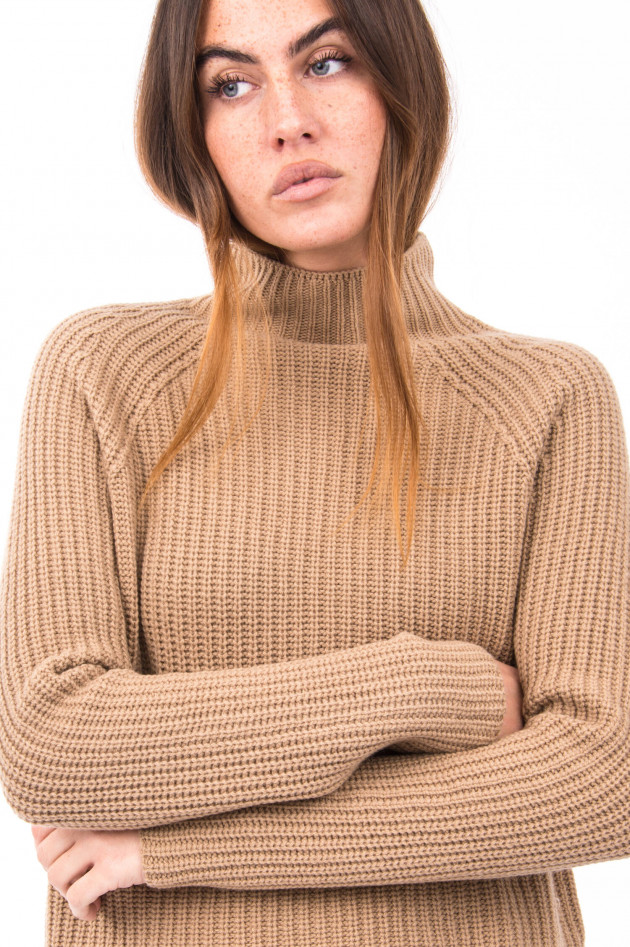 Max Mara Weekend Rippstrickpullover UTA in Camel