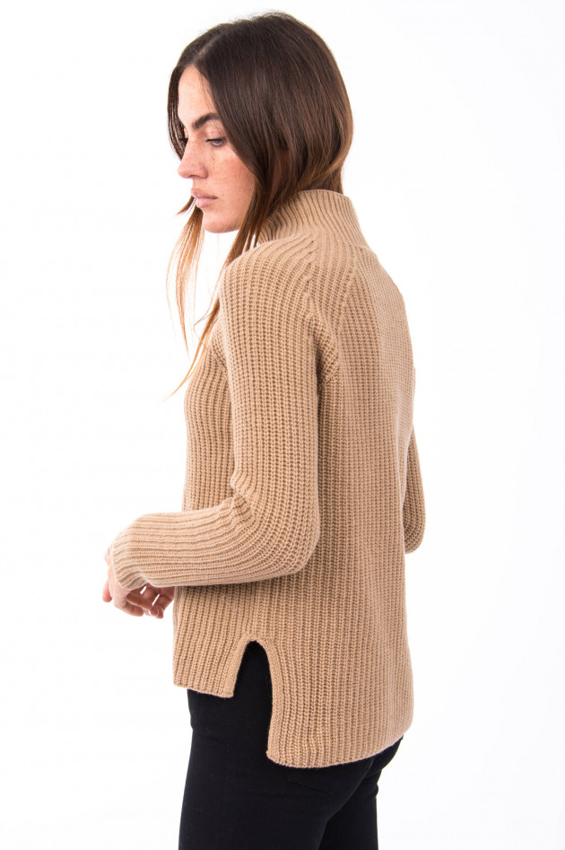 Max Mara Weekend Rippstrickpullover UTA in Camel