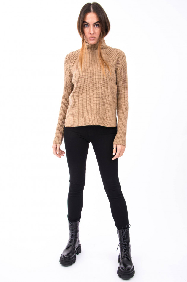 Max Mara Weekend Rippstrickpullover UTA in Camel