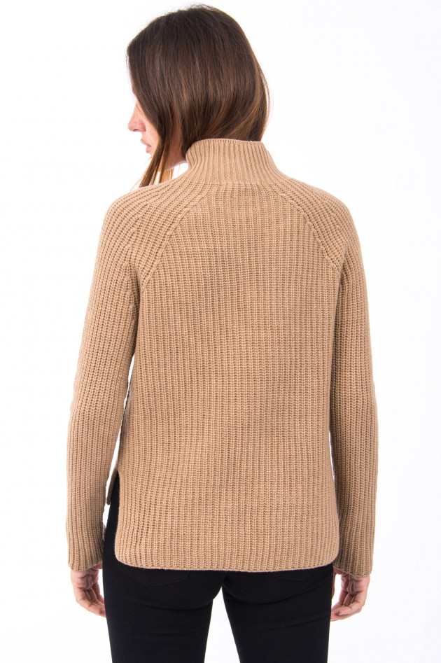 Max Mara Weekend Rippstrickpullover UTA in Camel