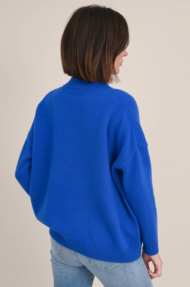 Max Mara Weekend Pullover BENITO aus Schurwolle in Royalblau