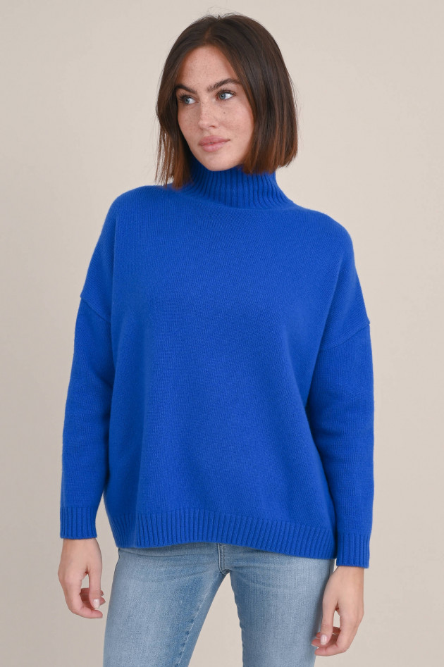 Max Mara Weekend Pullover BENITO aus Schurwolle in Royalblau