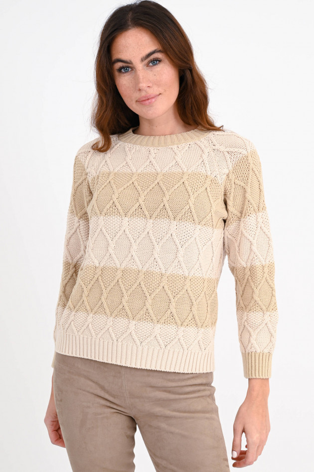 Max Mara Weekend Strickpullover PANINO in Hellbeig/Beige