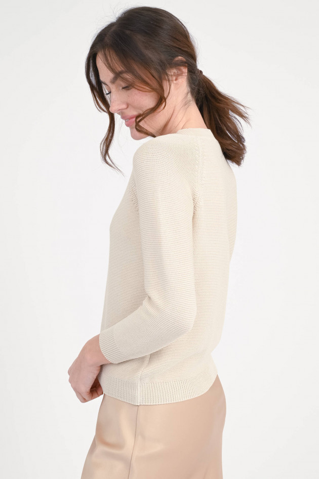 Max Mara Weekend Baumwoll-Pullover in Beige