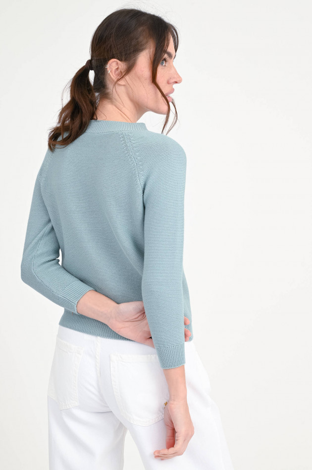 Max Mara Weekend Baumwoll-Pullover in Pastellgrün