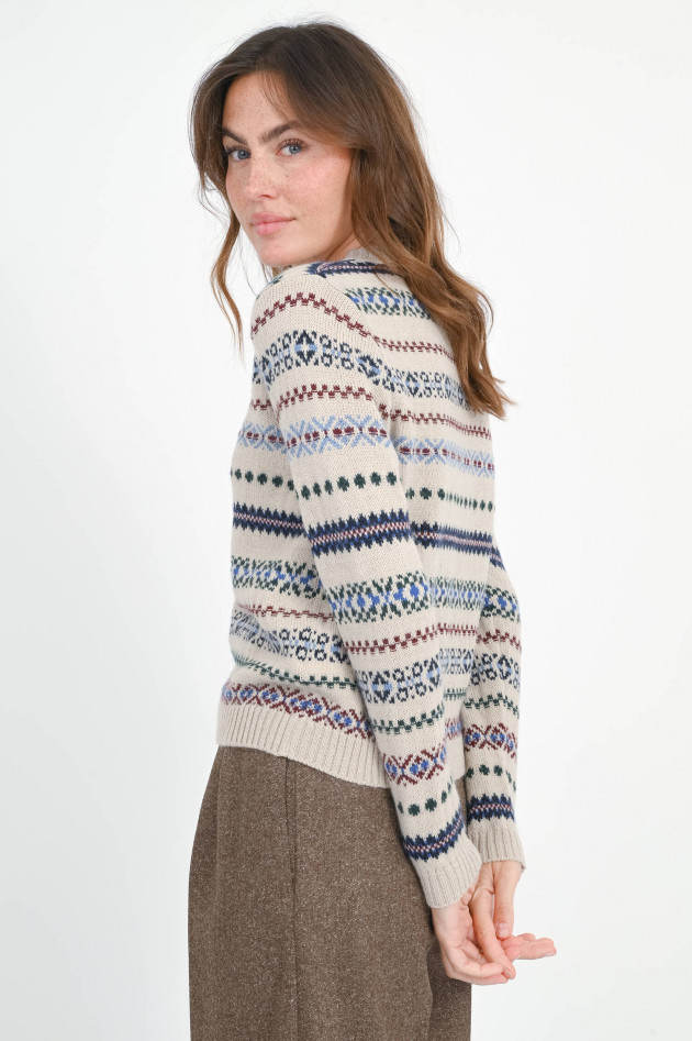 Max Mara Weekend Norweger Pullover QUIRITE in Ecru