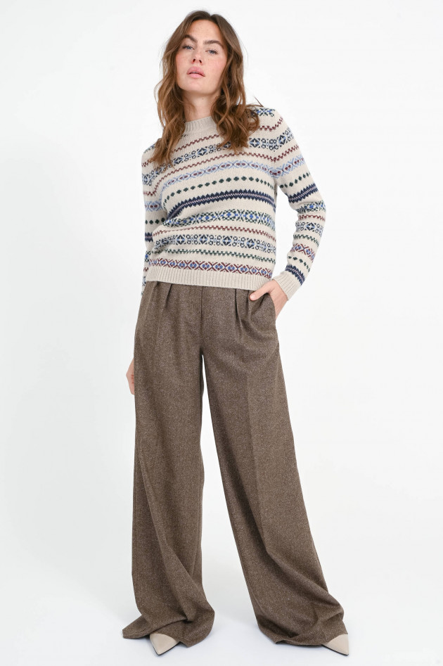 Max Mara Weekend Norweger Pullover QUIRITE in Ecru