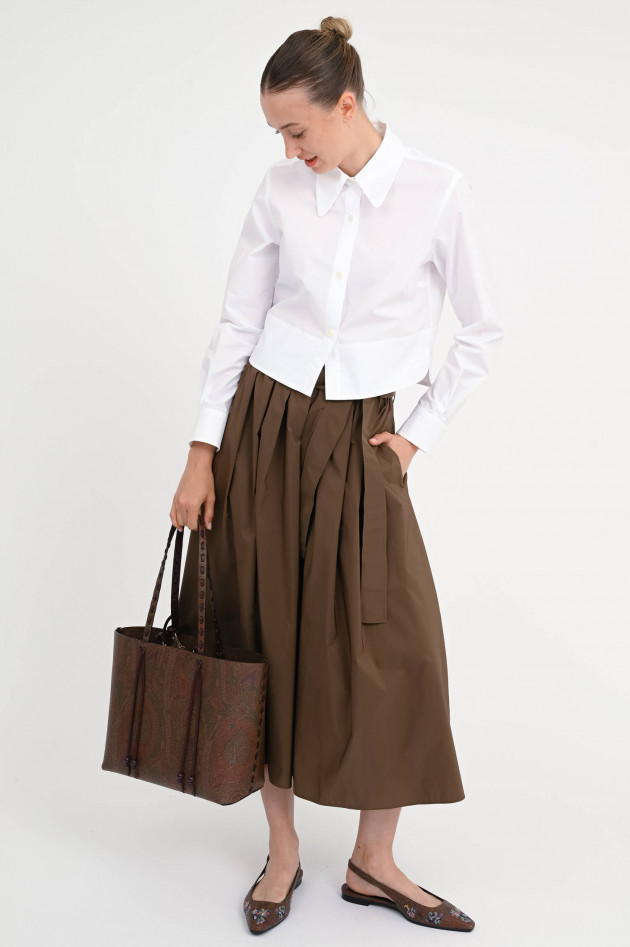 Max Mara Weekend Midi-Rock ZARDA in Chocolate