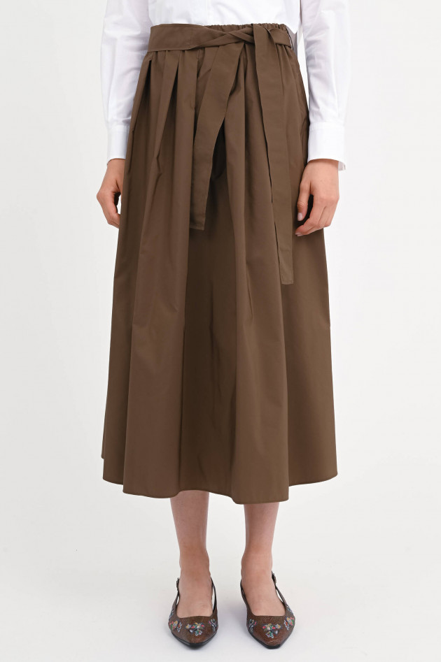 Max Mara Weekend Midi-Rock ZARDA in Chocolate
