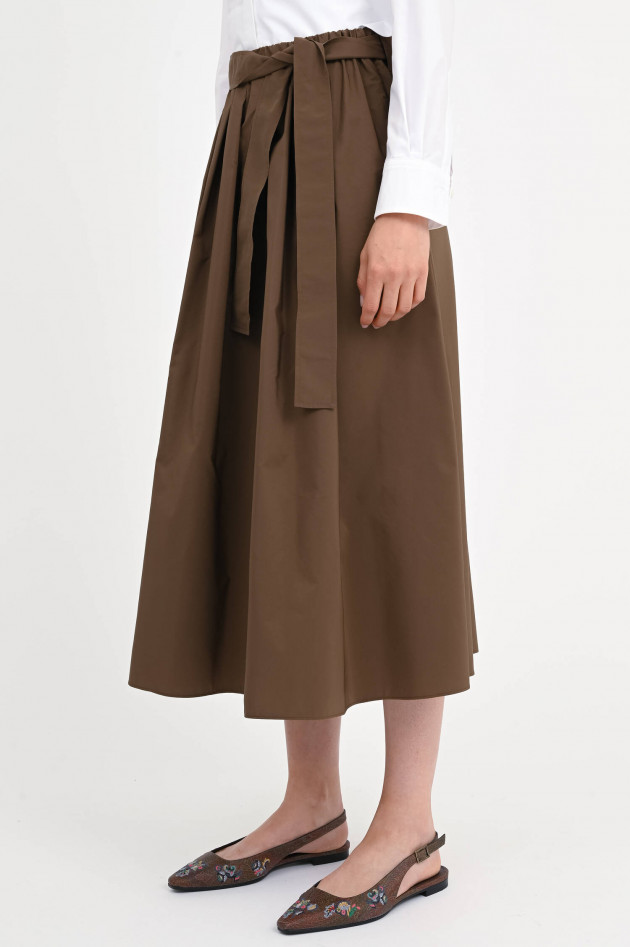 Max Mara Weekend Midi-Rock ZARDA in Chocolate