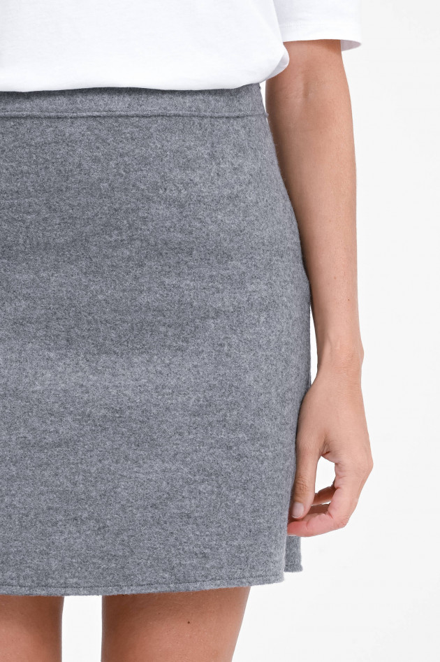 Max Mara Weekend Mini-Rock CALIA in Mittelgrau