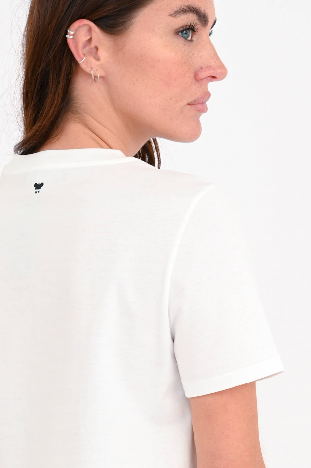 Max Mara Weekend T-Shirt SANTE mit Print in Weiß