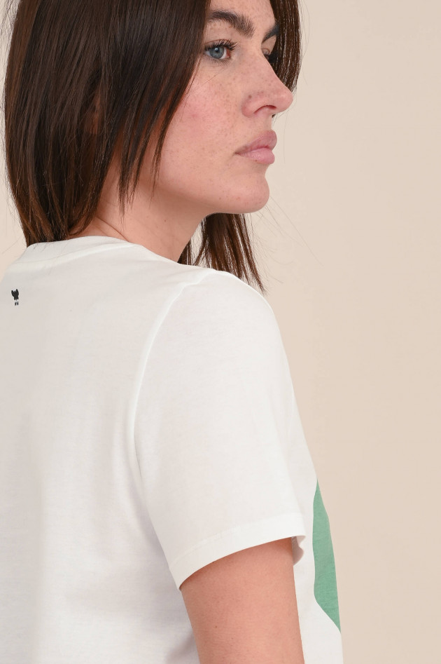 Max Mara Weekend T-Shirt YEN mit Print in Weiß